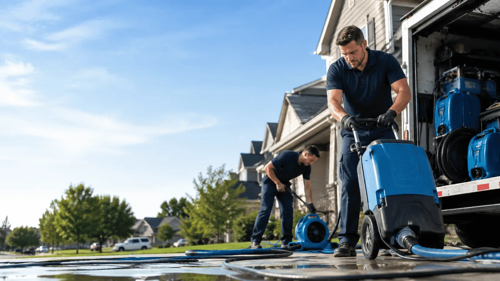 Dehumidification being performed in Lucinda, PA
